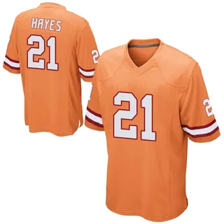 Andrew Hayes Tampa Bay Buccaneers Men's Game Alternate Nike Jersey - Orange