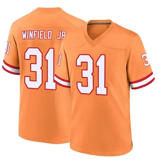 Antoine Winfield Jr. Tampa Bay Buccaneers Men's Game Throwback Nike Jersey - Orange