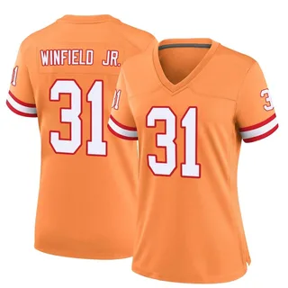 Antoine Winfield Jr. Tampa Bay Buccaneers Women's Game Throwback Nike Jersey - Orange