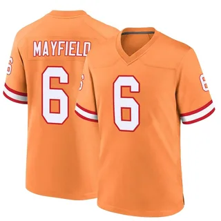 Baker Mayfield Tampa Bay Buccaneers Men's Game Throwback Nike Jersey - Orange