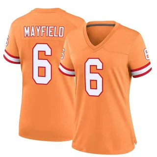 Baker Mayfield Tampa Bay Buccaneers Women's Game Throwback Nike Jersey - Orange