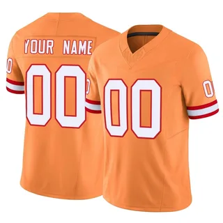 Luke Wattenberg Men's Nike Orange Denver Broncos Vapor Untouchable Custom Elite Jersey