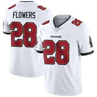 Dallis Flowers Tampa Bay Buccaneers Men's Limited Vapor Untouchable Nike Jersey - White