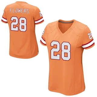 Dallis Flowers Tampa Bay Buccaneers Women's Game Alternate Nike Jersey - Orange