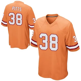 Derrek Pitts Tampa Bay Buccaneers Men's Game Alternate Nike Jersey - Orange