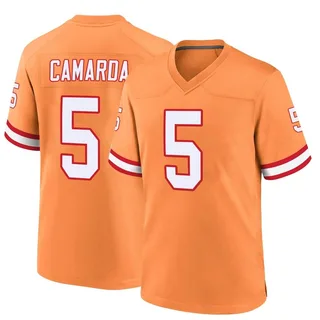 Jake Camarda Tampa Bay Buccaneers Men's Game Throwback Nike Jersey - Orange