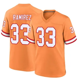 Jose Ramirez Tampa Bay Buccaneers Men's Game Throwback Nike Jersey - Orange