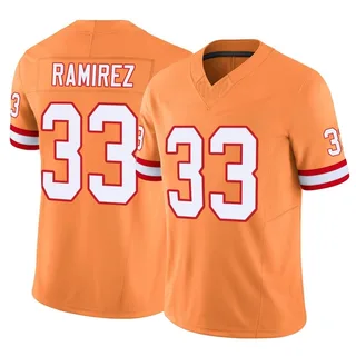 Jose Ramirez Tampa Bay Buccaneers Men's Limited Vapor F.U.S.E. Nike Jersey - Orange