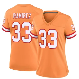 Jose Ramirez Tampa Bay Buccaneers Women's Game Throwback Nike Jersey - Orange