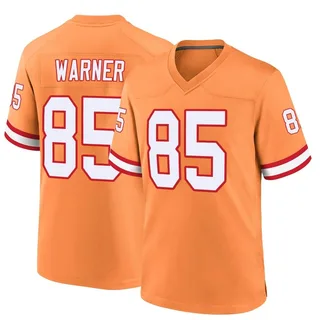 Kade Warner Tampa Bay Buccaneers Men's Game Throwback Nike Jersey - Orange