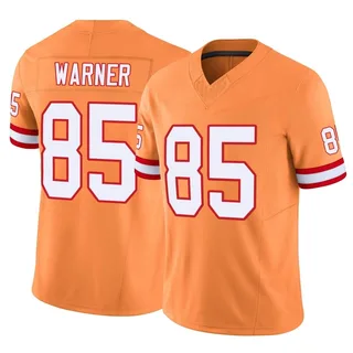 Kade Warner Tampa Bay Buccaneers Men's Limited Vapor F.U.S.E. Nike Jersey - Orange