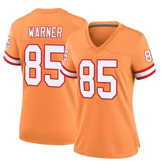 Kade Warner Tampa Bay Buccaneers Women's Game Throwback Nike Jersey - Orange