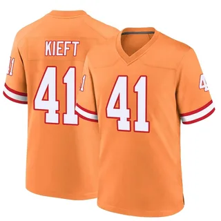 Ko Kieft Tampa Bay Buccaneers Youth Game Throwback Nike Jersey - Orange