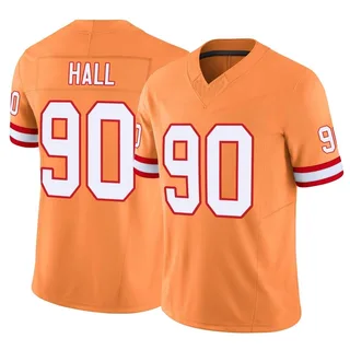 Logan Hall Tampa Bay Buccaneers Men's Limited Vapor F.U.S.E. Nike Jersey - Orange