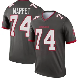 Men's Ali Marpet Tampa Bay Buccaneers Men's Legend Pewter Alternate Nike Jersey