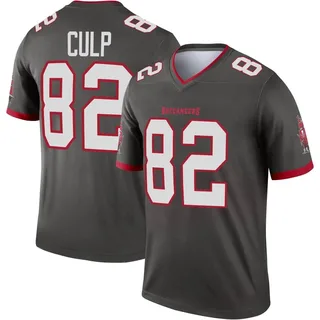 Men's Devin Culp Tampa Bay Buccaneers Men's Legend Pewter Alternate Nike Jersey