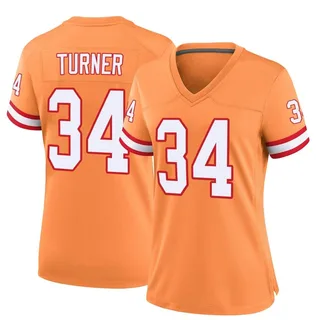 Nolan Turner Tampa Bay Buccaneers Women's Game Throwback Nike Jersey - Orange