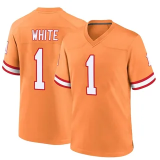 Rachaad White Tampa Bay Buccaneers Men's Game Throwback Nike Jersey - Orange