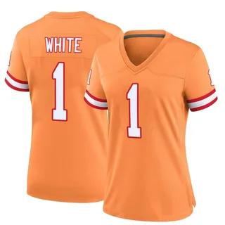 Rachaad White Tampa Bay Buccaneers Women's Game Throwback Nike Jersey - Orange