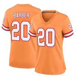 Ronde Barber Tampa Bay Buccaneers Women's Game Throwback Nike Jersey - Orange