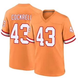 Ross Cockrell Tampa Bay Buccaneers Men's Game Throwback Nike Jersey - Orange