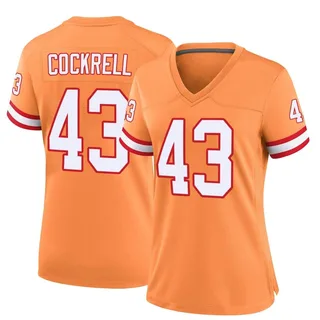 Ross Cockrell Tampa Bay Buccaneers Women's Game Throwback Nike Jersey - Orange