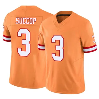 Ryan Succop Tampa Bay Buccaneers Men's Limited Vapor F.U.S.E. Nike Jersey - Orange