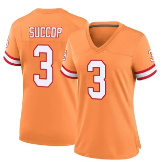 Ryan Succop Tampa Bay Buccaneers Women's Game Throwback Nike Jersey - Orange