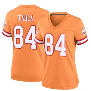 Tanner Taula Tampa Bay Buccaneers Women's Game Throwback Nike Jersey - Orange