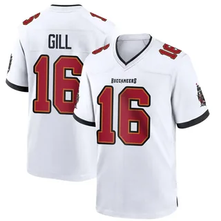 Trenton Gill Tampa Bay Buccaneers Men's Game Nike Jersey - White