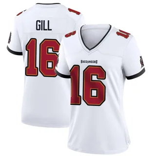 Trenton Gill Tampa Bay Buccaneers Women's Game Nike Jersey - White