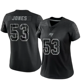 Vi Jones Tampa Bay Buccaneers Women's Limited Reflective Nike Jersey - Black