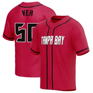 Women Tampa Bay Buccaneers #50 Vita Vea Red Game Jersey