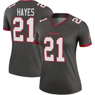 Women's Andrew Hayes Tampa Bay Buccaneers Women's Legend Pewter Alternate Nike Jersey