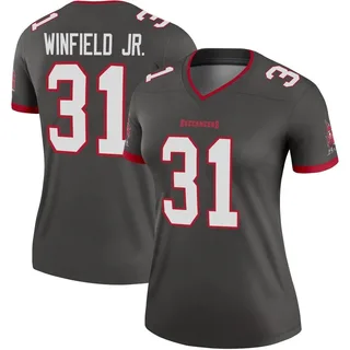 Women's Antoine Winfield Jr. Tampa Bay Buccaneers Women's Legend Pewter Alternate Nike Jersey