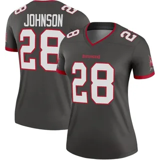 Women's Cephus Johnson III Tampa Bay Buccaneers Women's Legend Pewter Alternate Nike Jersey