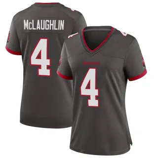 Women's Chase McLaughlin Tampa Bay Buccaneers Women's Game Pewter Alternate Nike Jersey