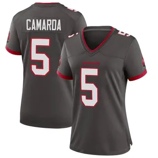 Women's Jake Camarda Tampa Bay Buccaneers Women's Game Pewter Alternate Nike Jersey