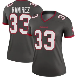 Women's Jose Ramirez Tampa Bay Buccaneers Women's Legend Pewter Alternate Nike Jersey