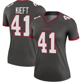 Women's Ko Kieft Tampa Bay Buccaneers Women's Legend Pewter Alternate Nike Jersey