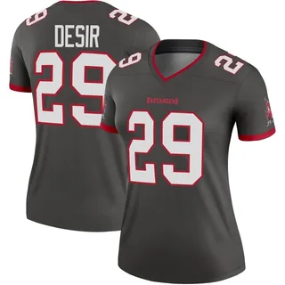 Women's Pierre Desir Tampa Bay Buccaneers Women's Legend Pewter Alternate Nike Jersey