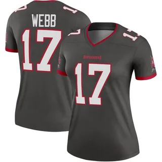 Women's Raleigh Webb Tampa Bay Buccaneers Women's Legend Pewter Alternate Nike Jersey