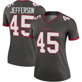 Women's Ramon Jefferson Tampa Bay Buccaneers Women's Legend Pewter Alternate Nike Jersey