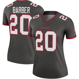 Women's Ronde Barber Tampa Bay Buccaneers Women's Legend Pewter Alternate Nike Jersey