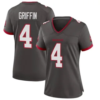 Women's Ryan Griffin Tampa Bay Buccaneers Women's Game Pewter Alternate Nike Jersey