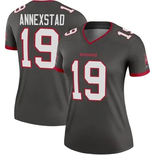 Women's Zack Annexstad Tampa Bay Buccaneers Women's Legend Pewter Alternate Nike Jersey